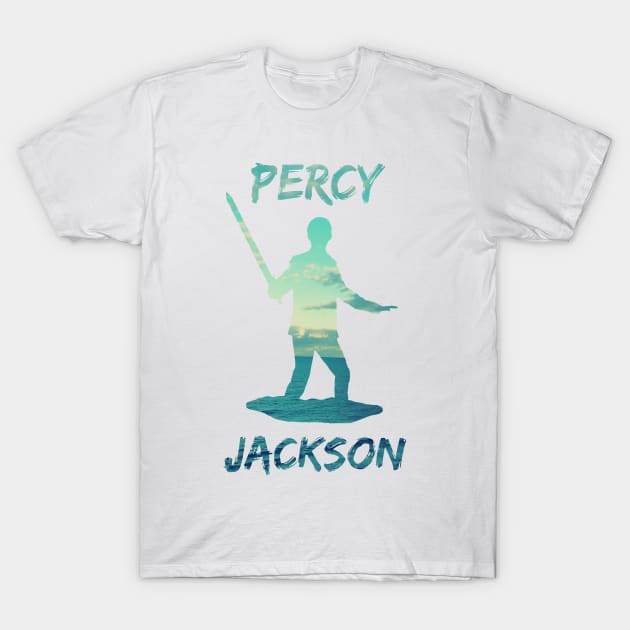 Percy Jackson Ocean/ Sea Design Tee T-Shirt by TheArtsyElf